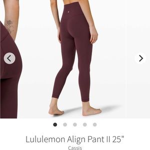 Lululemon align 25”